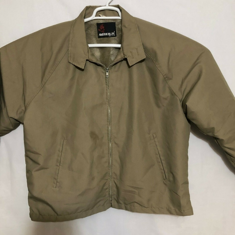 American JAC Mens Vintage Long Sleeve Lined Jacket